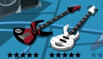 Hay dos guitarras diferentes disponibles en Guitar Hero