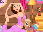 Jugar gratis a Princesas Disney haciendo yoga
