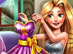 Vestido de Noche de Rapunzel